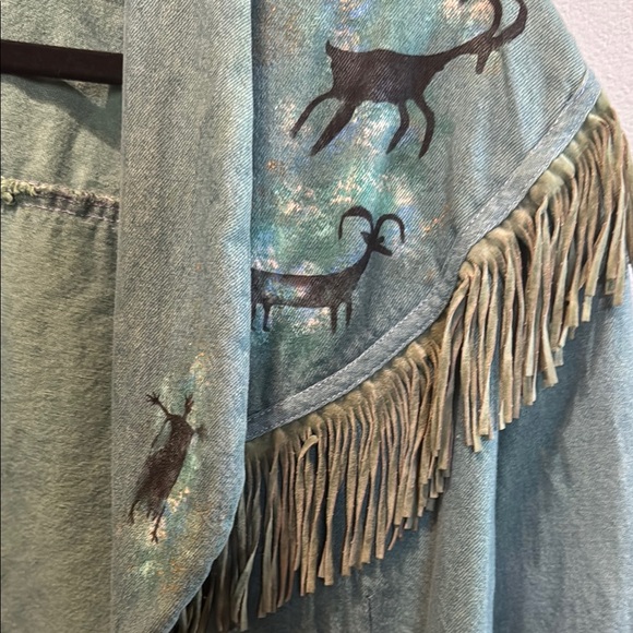 Vintage western Fringe Jacket, Womens Medium - Picture 2 of 5